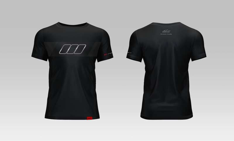 T-shirt - Baumwolle - Kurze Ärmel - Schwarz - AZ-MT Design